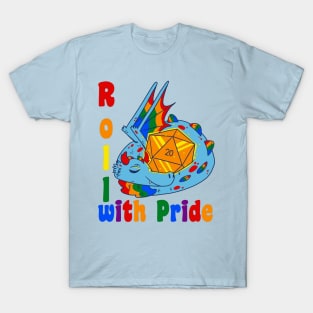 Roll with pride Gaymer LGTBQ Pride T-Shirt